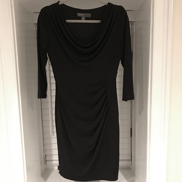 MOVING SALE!!! Black Quarter Sleeve Dress - Size 6 - Picture 3 of 5